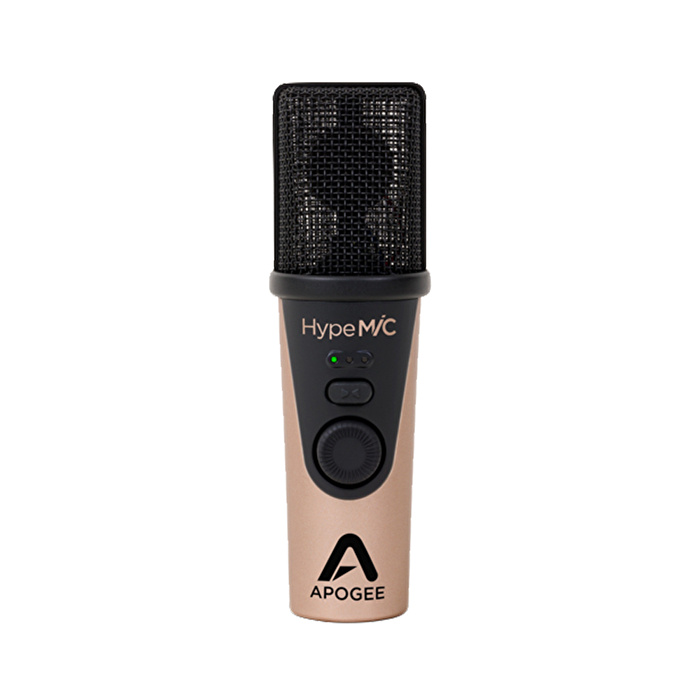 APOGEE HYPE MIC USB Mikrofon (Analog Compressor, iOS, Mac & Windows) (Dahili Taşıma Çantası, Tripod & Stand Adaptörü)
